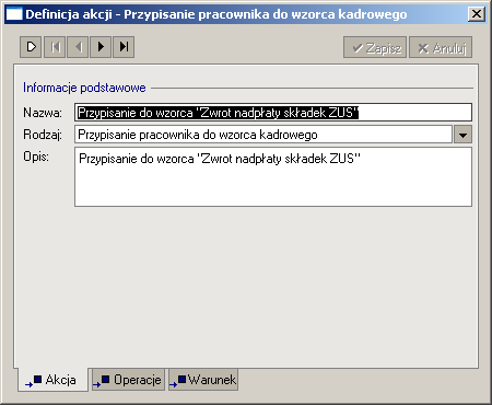 Przygotowanie zdarzenia kadrowo-płacowego
