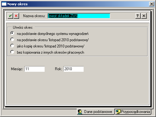 Zakładamy nowy okres płacowy
